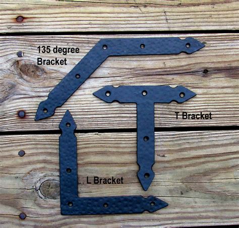 hammered metal l brackets|Brackets, Corner Braces, Rustic, Hammered Style .